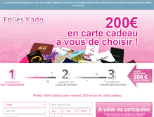 Tablet Screenshot of folieskado.com